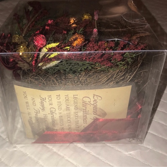 Legend of the Christmas Tree Bird Nest Christmas Decor Tradition Floral Ribbon - Picture 3 of 10